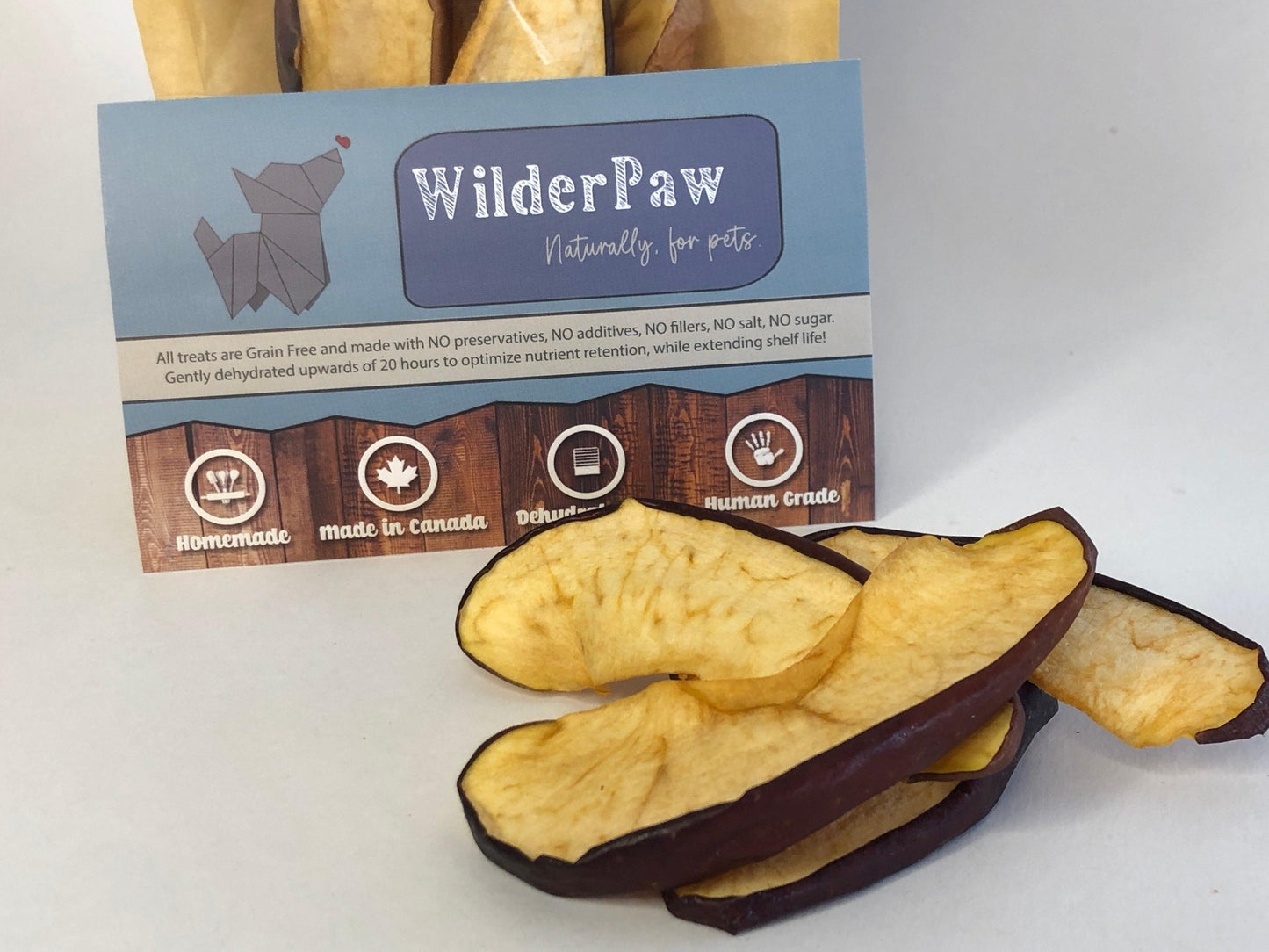 Dehydrated Apple Slices - WilderPaw